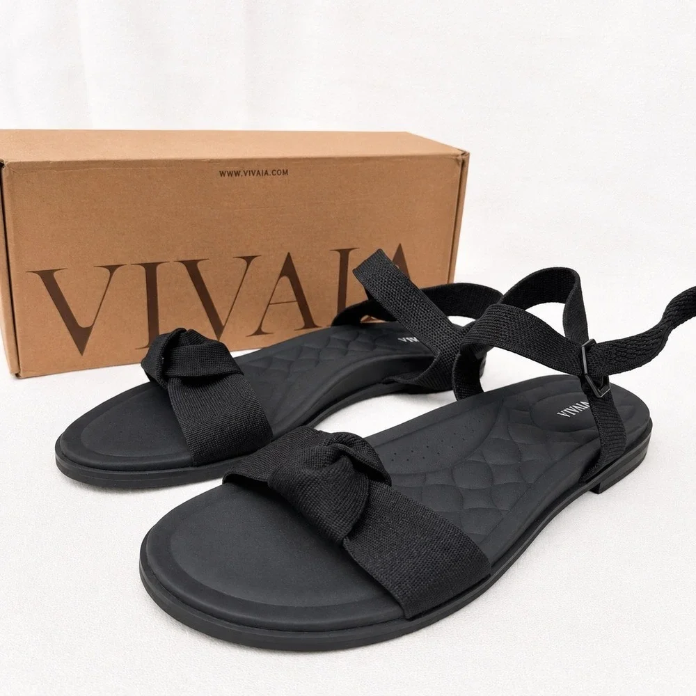 VIVAIA Paloma Black Sandals | EU 43 / US 11